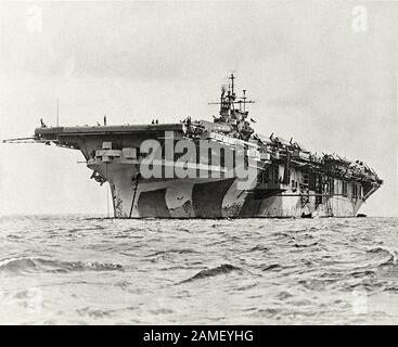 World War II USS Yorktown CV10 (Essex class) aircraft carrier by ...