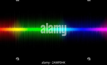 Abstract colorful sound wave concept. Modern music equalizer background Stock Photo