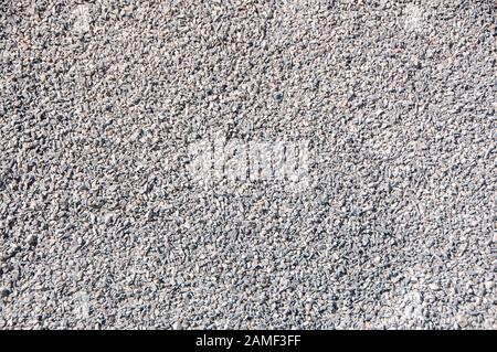 Fine gravel stone texture background for construction cement mixing. Stock Photo