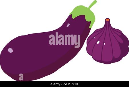 Purple product icon, isometric style Stock Vector