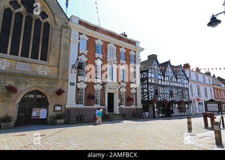 Donegal House is a historic building in Bore Street in Lichfield, Staffordshire, England, United Kingdom Stock Photo