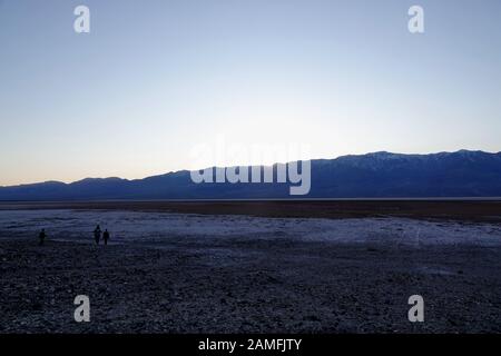 San Francisco. 11th Jan, 2020. People visit the Death Valley National Park in the United States, Jan. 11, 2020. Credit: Wu Xiaoling/Xinhua/Alamy Live News Stock Photo