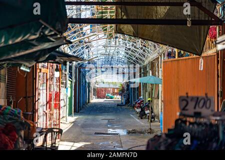 Bangkok, Thailand - November 29 2019: Abandoned side walk in Bangkok Stock Photo