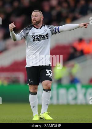 WAYNE ROONEY, DERBY COUNTY FC, 2020 Stock Photo - Alamy
