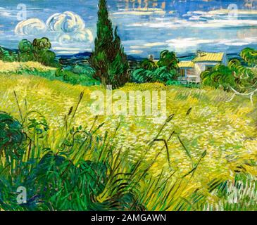 Vincent van Gogh Wheat Field with Cypresses 2 Stock Photo - Alamy