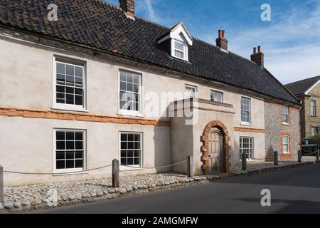 Traditional house in the village of Cley Next The Sea, North Norfolk, UK Stock Photo