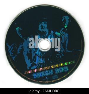 CD: The Jimi Hendrix Experience 'Smash hits', released on Track Records on April 12, 1968. Stock Photo