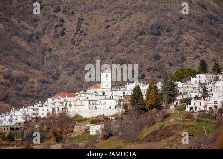 Andalusian villages with rural charm, capileira in the Alpujarras of Granada Stock Photo