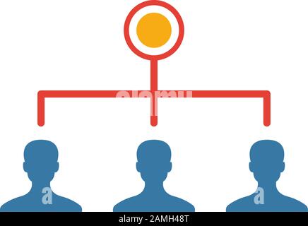 Collaboration icon. Simple flat element from crowdfunding collection. Creative collaboration icon for templates, software and apps Stock Vector