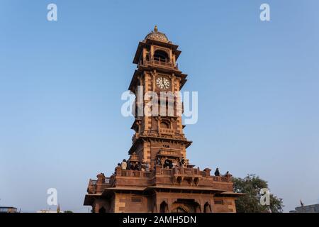 Clock Tower in Jodhpur, India Stock Photo