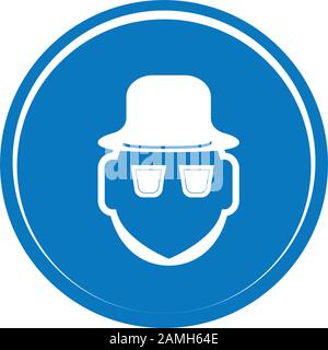 Protection clothing for your safety sign. Put a safety hat,required safety sign vector Stock Vector