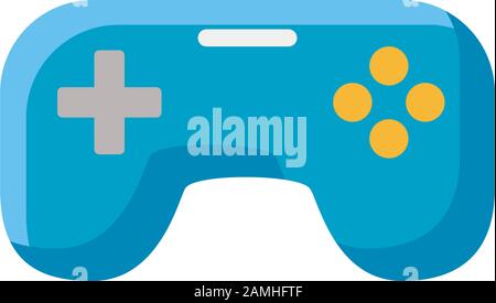 videogame console control isolated icon desing Stock Vector