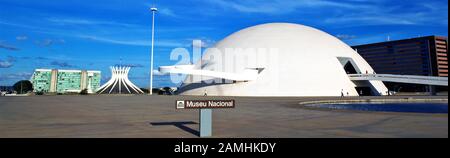 Republic Museum, Honestino Guimarães Museum, Eixo Monumental, Brasília, DF, Brazil Stock Photo