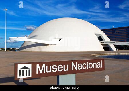 Republic Museum, Honestino Guimarães Museum, Eixo Monumental, Brasília, DF, Brazil Stock Photo
