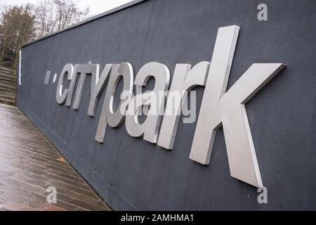 Bradford CityPark , West Yorkshire, UK Stock Photo