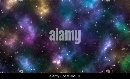 Science cosmic colorful background. Constellation wallpaper