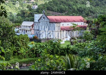 Nativity of the Blessed Virgin Mary Catholic Church, L‘Anse la Raye, St.Lucia, West Indies, Caribbean.