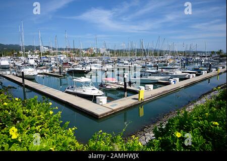 Marina Riviera Nayarit at La Cruz de Huanacaxtle, Nayarit State, Mexico. Stock Photo