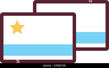 card key door hotel icon Stock Vector