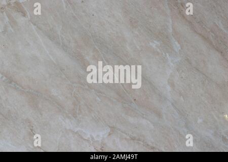 Light beige stone texture with stripes and pattern. Copy space background Stock Photo