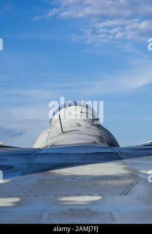 Detail of a Grumman F-14 Tomcat fighter plane Stock Photo