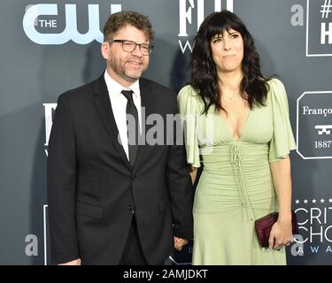 January 12, 2020, Santa Monica, CA, USA: LOS ANGELES - JAN 12:  Dan O'Connor, Edi Patterson at the Critics Choice Awards 2020 at the Barker Hanger on January 12, 2020 in Santa Monica, CA (Credit Image: © Kay Blake/ZUMA Wire) Stock Photo