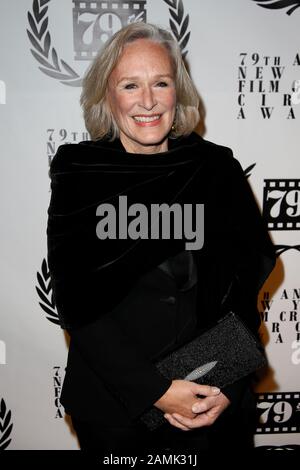 NEW YORK-JAN 6: Actress Glenn Close attends the New York Film Critics Circle Awards at the Edison Ballroom on January 6, 2014 in New York City. Stock Photo