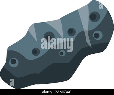 Meteorite icon, isometric style Stock Vector