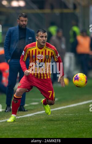 Giulio Donati (Lecce) during the Italian 'Serie A' match between Parma 2-0 Lecce at Ennio Tardini Stadium on January 13, 2020 in Parma, Italy. Credit: Maurizio Borsari/AFLO/Alamy Live News Stock Photo