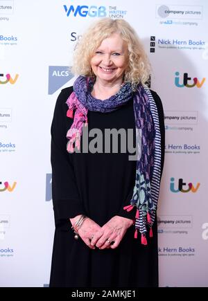 Gillian Juckes arrives at The Writers' Guild Awards 2020 held at the Royal College of Physicians, London. PA Photo. Picture date: Monday January 13, 2020. See PA story SHOWBIZ Writers. Photo credit should read: Ian West/PA Wire Stock Photo