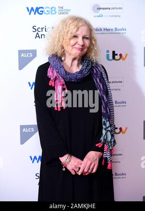 Gillian Juckes arrives at The Writers' Guild Awards 2020 held at the Royal College of Physicians, London. PA Photo. Picture date: Monday January 13, 2020. See PA story SHOWBIZ Writers. Photo credit should read: Ian West/PA Wire Stock Photo