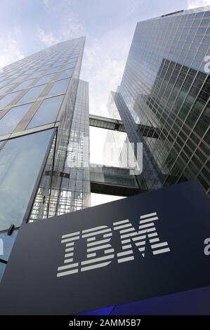 The US IT and consulting company IBM opens its new 'Watson IoT' development center in the Highlight Towers. [automated translation] Stock Photo