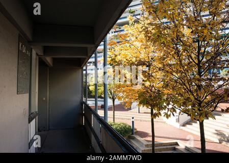 Emergency accommodation of the Studentenwerk in Munich's Olympic Park, where homeless students can stay for a shorter period of time for five euros per night. [automated translation] Stock Photo