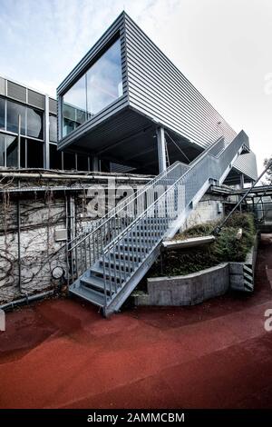 New VIP area in the Olympic Ice Sports Centre in Munich's Olympic Park. [automated translation] Stock Photo