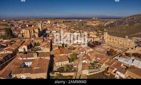 Berlanga de Duero is a beautiful and Medieval town in Soria province, Spain Stock Photo