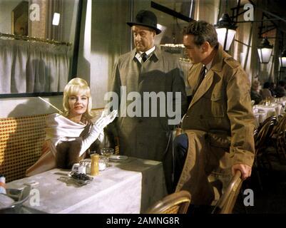 WOODWARD,TOBIAS,NEWMAN, A NEW KIND OF LOVE, 1963 Stock Photo