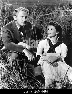 TRACY,HEPBURN, THE SEA OF GRASS, 1947 Stock Photo