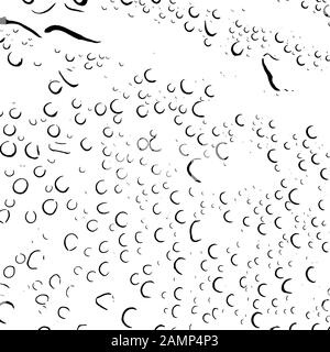 Waterdrop Overlay Texture Stock Vector