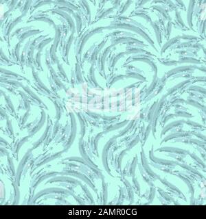 Seamless pattern of abstract tricolor torn shapes. Texture for fabrics or wrapping paper. Stock Vector