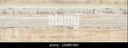 Marble texture background, natural marbel tiles for ceramic wall tiles and floor tiles, travertine granite stone, polished glossy and rough Stock Photo