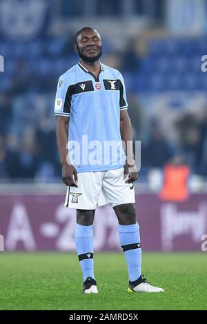 Rome, Italy. 14th Jan, 2020. Joseph Minala of SS Lazio looks dejected during the Italian Cup match between Lazio and Cremonese at Stadio Olimpico, Rome, Italy on 14 January 2020. Photo by Giuseppe Maffia. Credit: UK Sports Pics Ltd/Alamy Live News Stock Photo