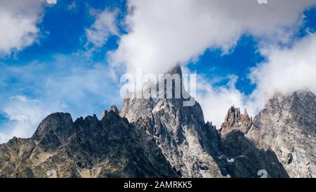 Swiss Alps Mountain Range Stock Photo