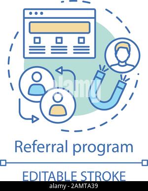 Consumers loyalty program concept icon Stock Vector Image & Art - Alamy