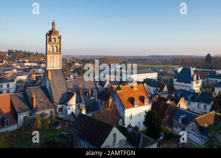 Loches, Loire Valley, Indre-et-Loire, France Stock Photo