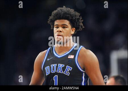 January 8, 2020: Duke forward Vernon Carey Jr. walks towards the opposite end of the court during the second half of an NCAA college basketball game against Georgia Tech at McCamish Pavilion in Atlanta, GA. Austin McAfee/CSM Stock Photo