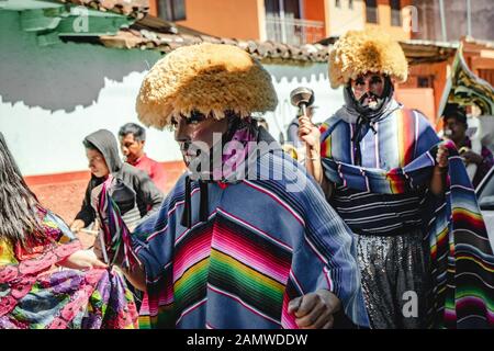 Los Parachicos, Chiapa de Corzo, Meixo Stock Photo