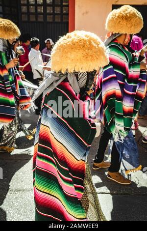 Los Parachicos, Chiapa de Corzo, Meixo Stock Photo