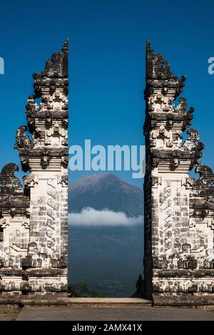 Gates of Heaven at Lempuyang Luhur temple in Bali Stock Photo