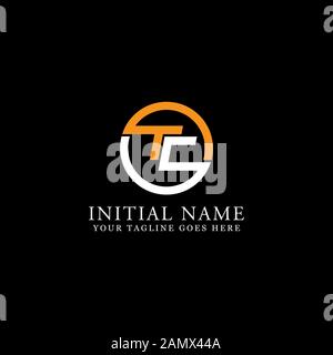 TC letter logo design inspirations, T and C with circle logo template Stock Vector