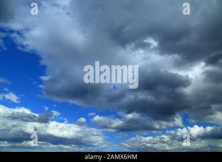 Cumulus clouds Stock Photo